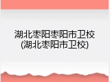 湖北枣阳枣阳市卫校(湖北枣阳市卫校)
