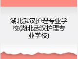 湖北武汉护理专业学校(湖北武汉护理专业学校)