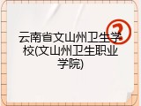 云南省文山州卫生学校(文山州卫生职业学院)