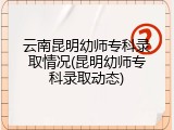 云南昆明幼师专科录取情况(昆明幼师专科录取动态)