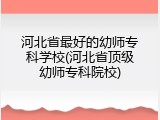 河北省最好的幼师专科学校(河北省顶级幼师专科院校)