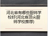 河北省有哪些厨师学校好(河北省顶尖厨师学校推荐)
