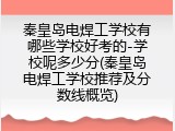 秦皇岛电焊工学校有哪些学校好考的-学校呢多少分(秦皇岛电焊工学校推荐及分数线概览)