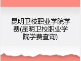 昆明卫校职业学院学费(昆明卫校职业学院学费查询)