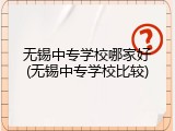 无锡中专学校哪家好(无锡中专学校比较)