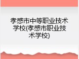 孝感市中等职业技术学校(孝感市职业技术学校)