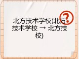 北方技术学校(北方技术学校 → 北方技校)