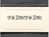 宁乡卫校(宁乡卫校)
