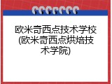 欧米奇西点技术学校(欧米奇西点烘焙技术学院)