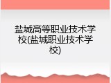 盐城高等职业技术学校(盐城职业技术学校)