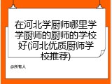 在河北学厨师哪里学学厨师的厨师的学校好(河北优质厨师学校推荐)