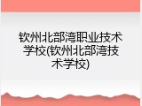 钦州北部湾职业技术学校(钦州北部湾技术学校)