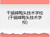 干锅辣鸭头技术学校(干锅辣鸭头技术学校)