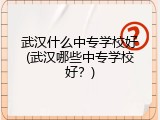武汉什么中专学校好(武汉哪些中专学校好？)