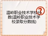 温岭职业技术学校分数(温岭职业技术学校录取分数线)