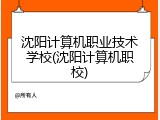 沈阳计算机职业技术学校(沈阳计算机职校)