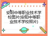 安阳中等职业技术学校图片(安阳中等职业技术学校照片)