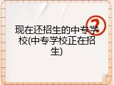 现在还招生的中专学校(中专学校正在招生)