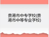 贵港市中专学校(贵港市中等专业学校)