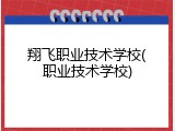 翔飞职业技术学校(职业技术学校)