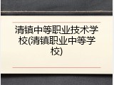 清镇中等职业技术学校(清镇职业中等学校)