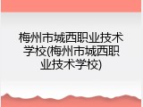 梅州市城西职业技术学校(梅州市城西职业技术学校)