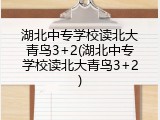 湖北中专学校读北大青鸟3+2(湖北中专学校读北大青鸟3+2)