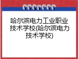 哈尔滨电力工业职业技术学校(哈尔滨电力技术学校)