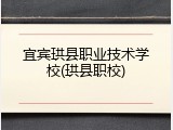 宜宾珙县职业技术学校(珙县职校)
