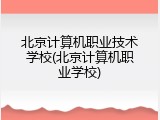 北京计算机职业技术学校(北京计算机职业学校)