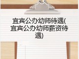 宜宾公办幼师待遇(宜宾公办幼师薪资待遇)