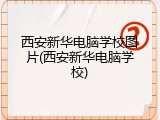 西安新华电脑学校图片(西安新华电脑学校)