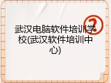 武汉电脑软件培训学校(武汉软件培训中心)