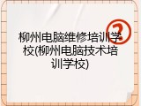 柳州电脑维修培训学校(柳州电脑技术培训学校)
