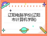 辽阳电脑学校(辽阳市计算机学院)