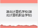 湖北计算机学校(湖北计算机职业学校)