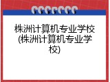 株洲计算机专业学校(株洲计算机专业学校)