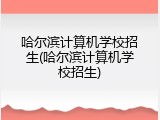 哈尔滨计算机学校招生(哈尔滨计算机学校招生)