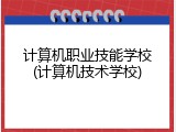 计算机职业技能学校(计算机技术学校)