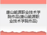 唐山能源职业技术学院作品(唐山能源职业技术学院作品)