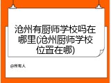 沧州有厨师学校吗在哪里(沧州厨师学校位置在哪)