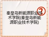 秦皇岛新能源职业技术学院(秦皇岛新能源职业技术学院)