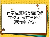 石家庄藁城万通汽修学校(石家庄藁城万通汽修学校)
