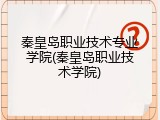 秦皇岛职业技术专业学院(秦皇岛职业技术学院)