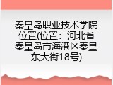 秦皇岛职业技术学院位置(位置:河北省秦皇岛市海港区秦皇东大街18号)