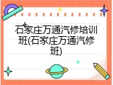 石家庄万通汽修培训班(石家庄万通汽修班)