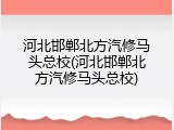 河北邯郸北方汽修马头总校(河北邯郸北方汽修马头总校)
