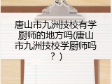 唐山市九洲技校有学厨师的地方吗(唐山市九洲技校学厨师吗？)