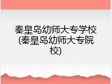秦皇岛幼师大专学校(秦皇岛幼师大专院校)