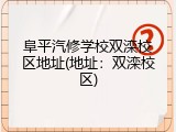 阜平汽修学校双滦校区地址(地址：双滦校区)